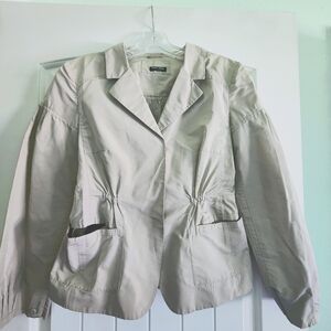 Miu Miu Tan Suit Jacket with Tailored Fit